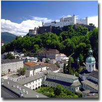 [View over Salzburg city]